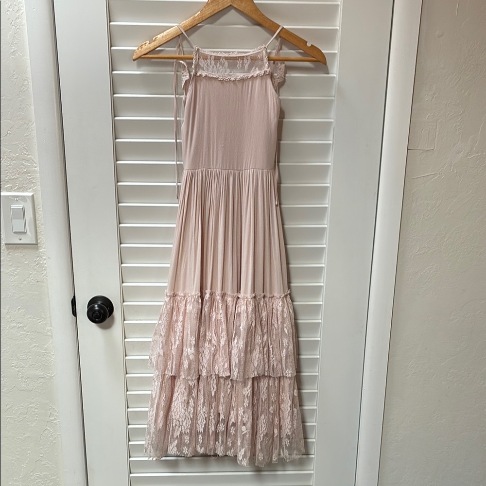 Joyfolie Pink Halter Maxi Dress for Weddings